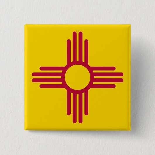 Button mit Flagge in New Mexico (Vorderseite)