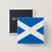 Button mit Flagge Schottlands (Vorne & Hinten)
