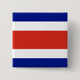 Button mit Flagge von Costa Rica