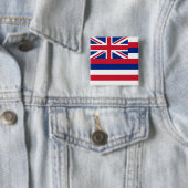 Button mit Flagge von Hawaii (Beispiel)
