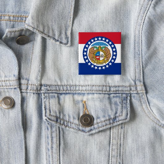 Button mit Flagge von Missouri (Beispiel)