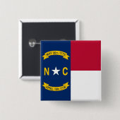 Button mit Flagge von North Carolina (Vorne & Hinten)