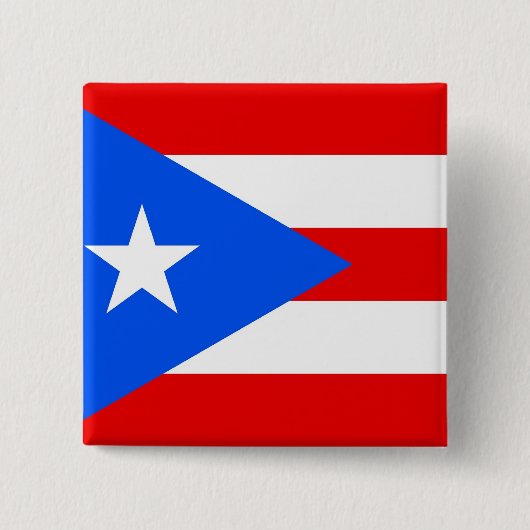 Button mit Flagge von Puerto Rico (Vorderseite)