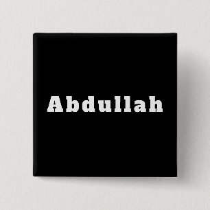 Button mit Namen Abdullah