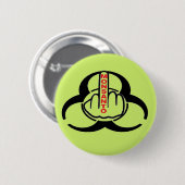 Button Monsanto Bio Hazard Gedreht (Vorne & Hinten)