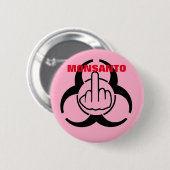 Button Monsanto Bio Hazard Gedreht (Vorne & Hinten)