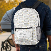 Button-Muster für Babyausstattungen gedruckter Ruc Bedruckter Rucksack