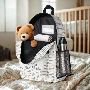 Button-Muster für Babyausstattungen gedruckter Ruc Bedruckter Rucksack