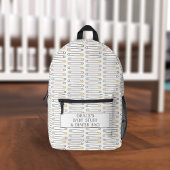 Button-Muster für Babyausstattungen gedruckter Ruc Bedruckter Rucksack