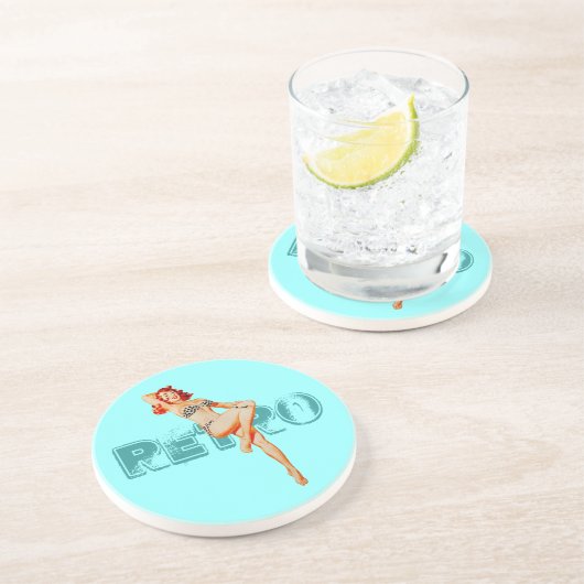 Button nach oben getränkeuntersetzer (Seite)