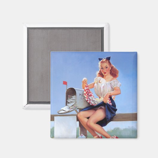 Button Nach oben Magnet (Vorderseite/Rückseite)