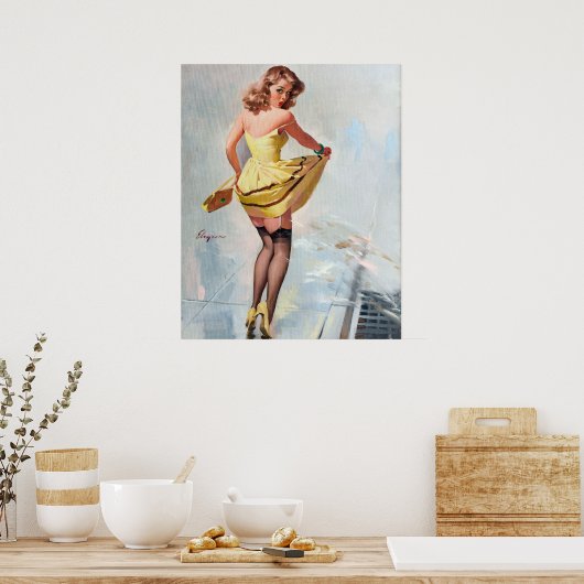 Button nach oben poster (Küche)