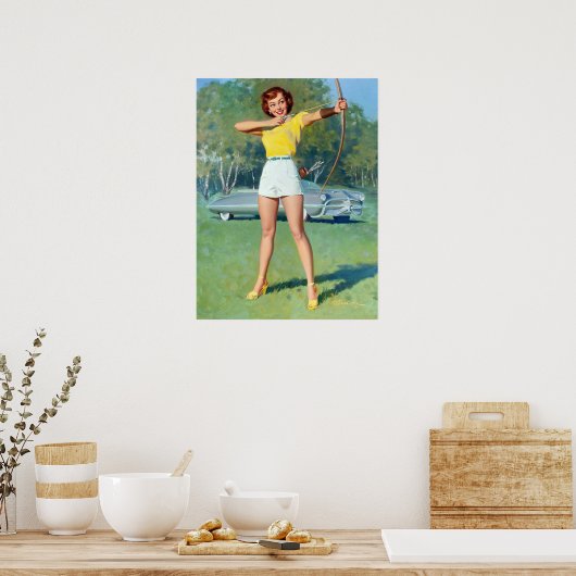 Button nach oben poster (Küche)