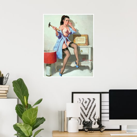 Button nach oben poster (Heimbüro)