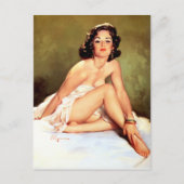 Button nach oben postkarte (Vorderseite)