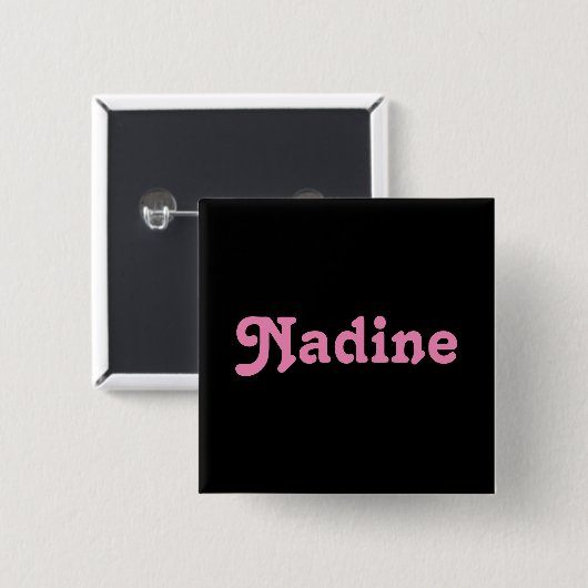 Button Nadine (Vorne & Hinten)