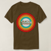 Button Name Shirt Vintag Button Circle (Design vorne)