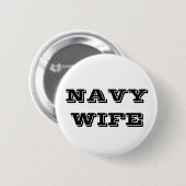 Button Navy-Ehefrau (Vorne & Hinten)