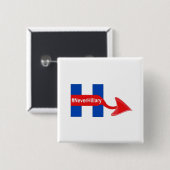 Button Never Hillary (Vorne & Hinten)