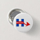 Button Never Hillary (Vorne & Hinten)