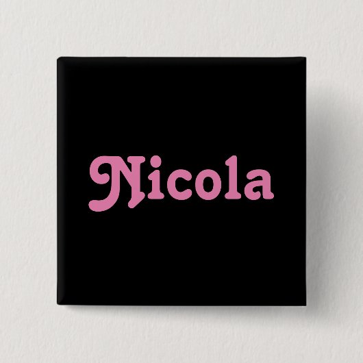 Button Nicola (Vorderseite)