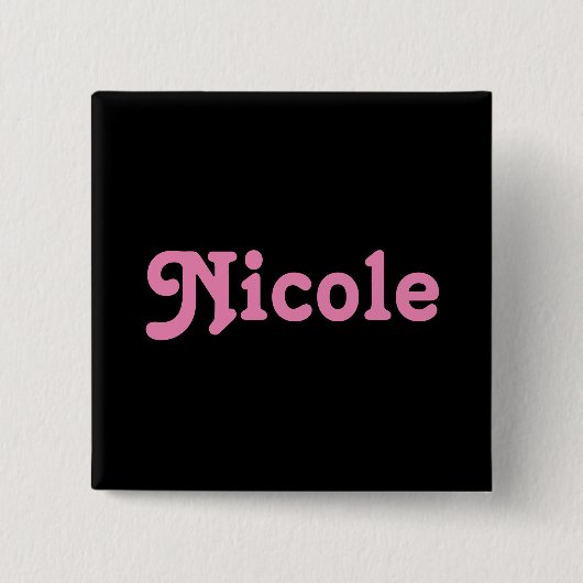 Button Nicole (Vorderseite)