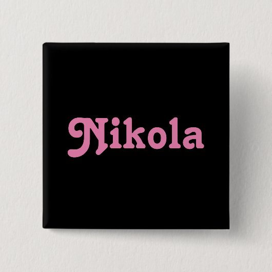 Button Nikola (Vorderseite)