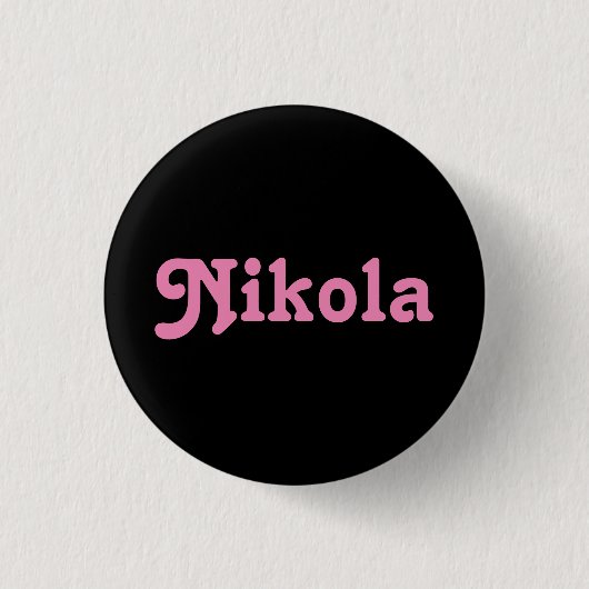 Button Nikola (Vorderseite)