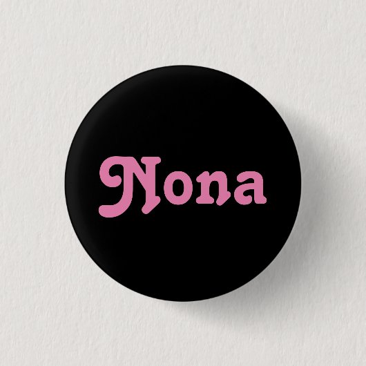 Button Nona (Vorderseite)