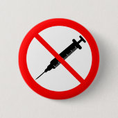 BUTTON "NOT VAXXED" (Vorderseite)