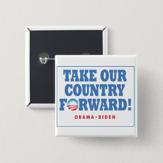 Button Obama-Biden TOCF (Vorne & Hinten)
