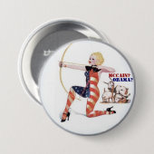 Button-oben Bogenschütze-Knopf Button (Vorne & Hinten)