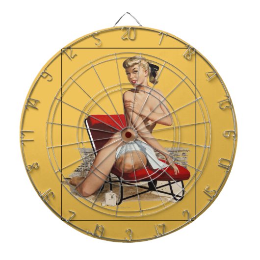 Button-oben Dartscheibe (vorne)