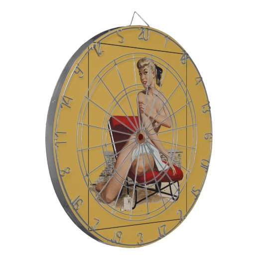 Button-oben Dartscheibe (Vorderseite Links)