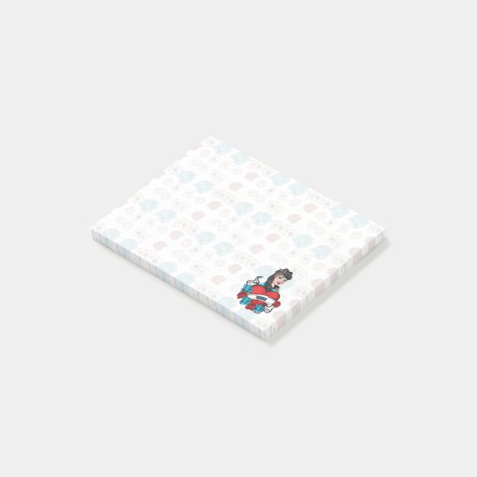 Button-oben, Felsen-EIN-Billy Post-it Klebezettel (angewinkelt)