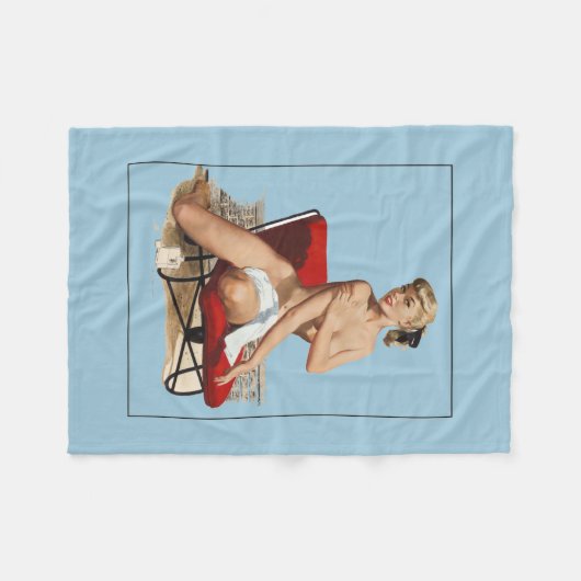 Button-oben Fleecedecke (Vorderseite (Horizontal))