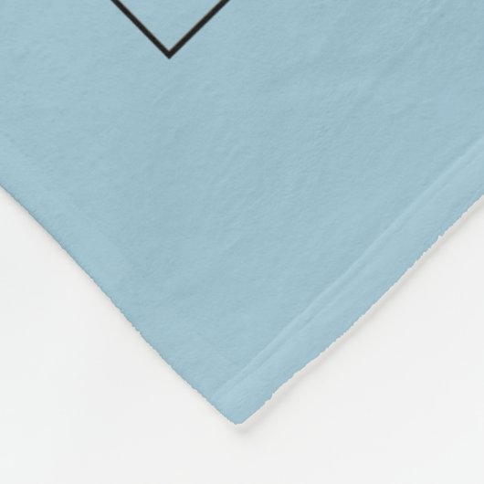 Button-oben Fleecedecke (Ecke)