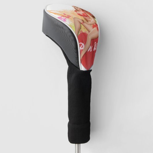 Button oben golf headcover (angewinkelt)