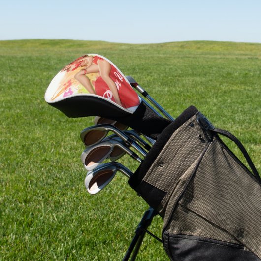 Button oben golf headcover (In SItu)