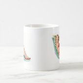 Button oben kaffeetasse (Mittel)