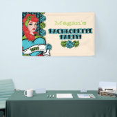 Button-oben Mädchen, Felsen-ein-Billy Party Fahne Banner (Messeveranstaltung)