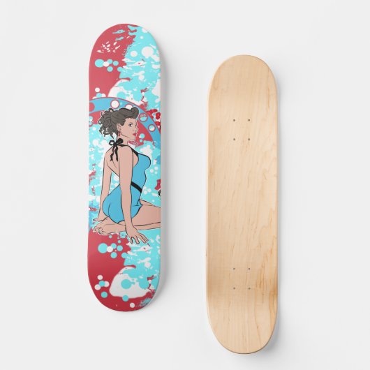 Button-Oben Skateboard (Vorderseite)