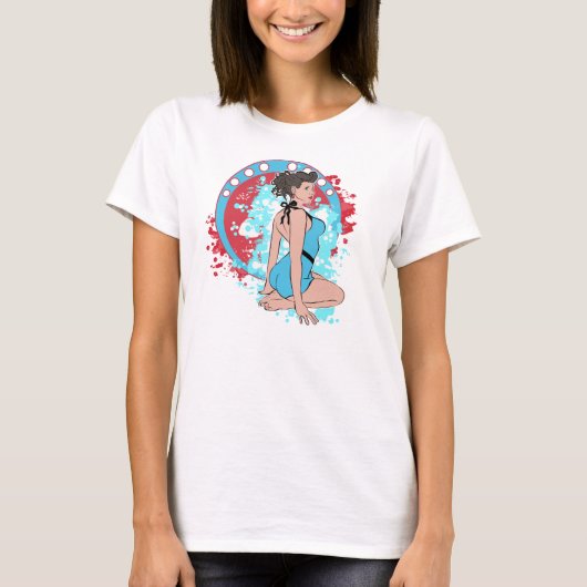 Button-Oben T - Shirt (Vorderseite)