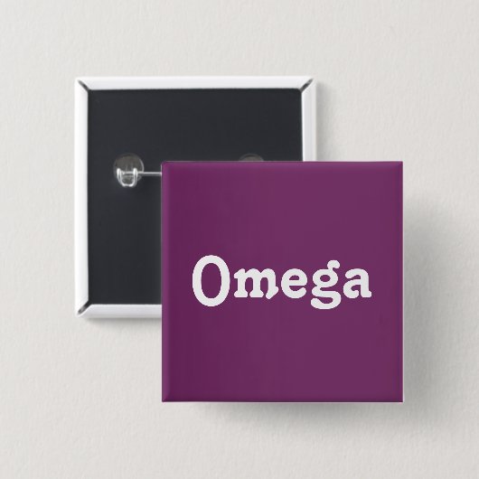 Button Omega (Vorne & Hinten)