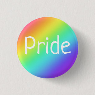 Button-on-Taste für leuchtendes Regenbogen und wei Button