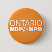 Button Ontarios NDP (Vorderseite)