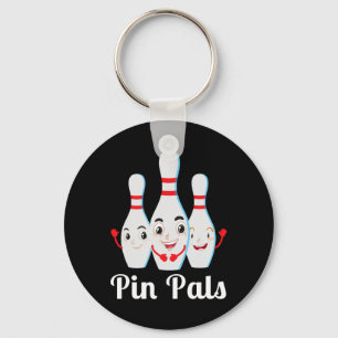Button Pals Bowling Shirt Bowl Shirt Bowling Leagu Schlüsselanhänger