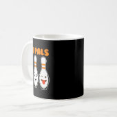 Button Pals Niedlich Funny Bowling Kaffeetasse (Vorderseite Links)
