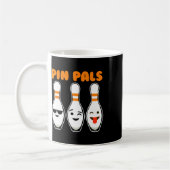 Button Pals Niedlich Funny Bowling Kaffeetasse (Links)