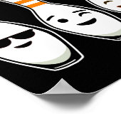 Button Pals Niedlich Funny Bowling Poster (Ecke)